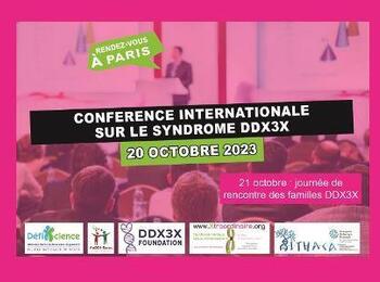 Conférence internationale DDX3X le 20 octobre 2023 à Paris