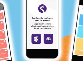 Une application mobile pour les jeunes déficients sensoriels