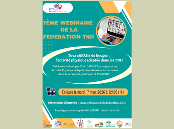 Webinaire - : « Tous cAPAble de bouger : l’activité physique adaptée dans les TND »