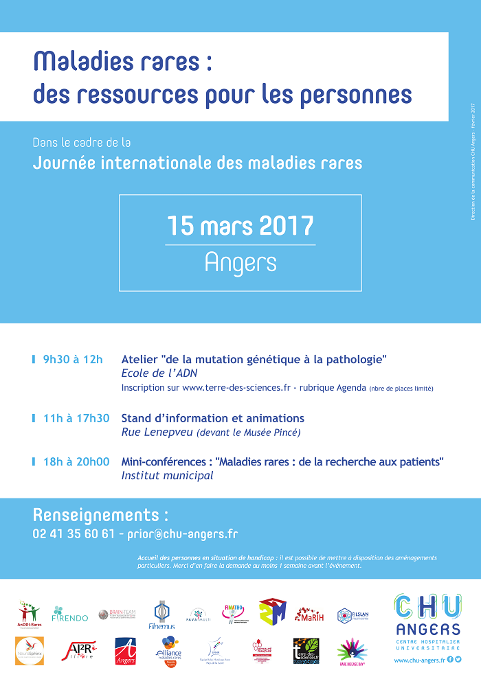 rare disease day Angers